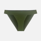 Product thumbnail Caress banded bikini Avocado - Monique Morin Lingerie