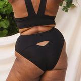 Product thumbnail Caress Brief Black - Monique Morin Model 5'7