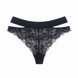 Product thumbnail Wild Lace Cheeky Panty Black - Monique Morin