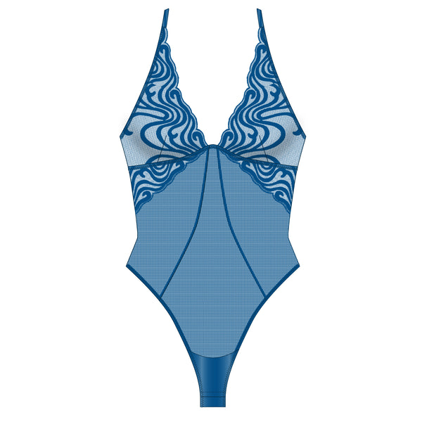 Echo Bodysuit Abyss Blue