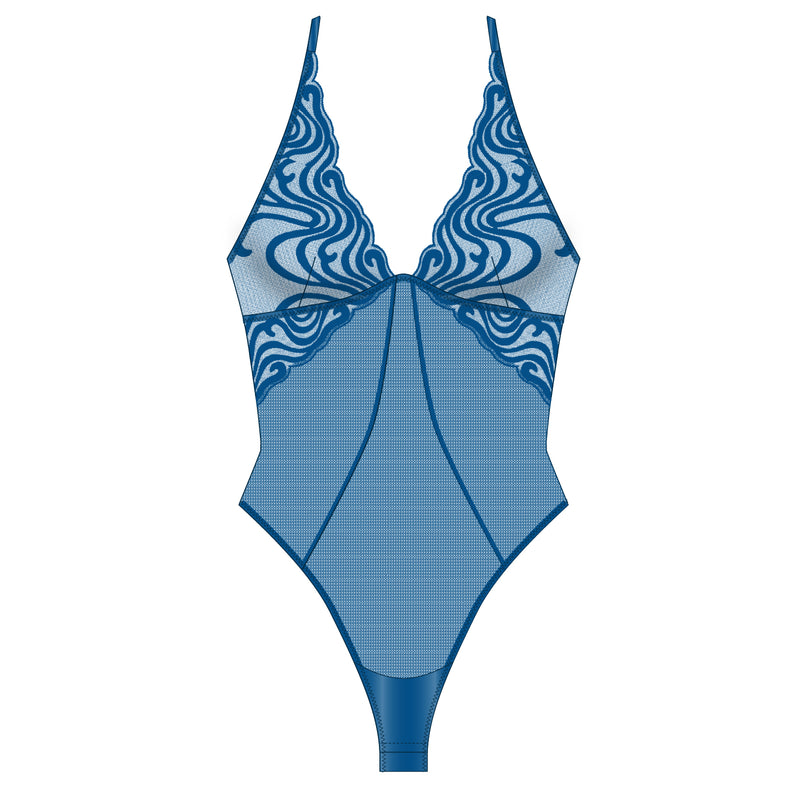 Echo Bodysuit Abyss Blue