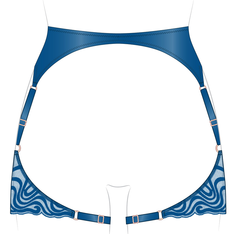 Echo Garter Abyss Blue