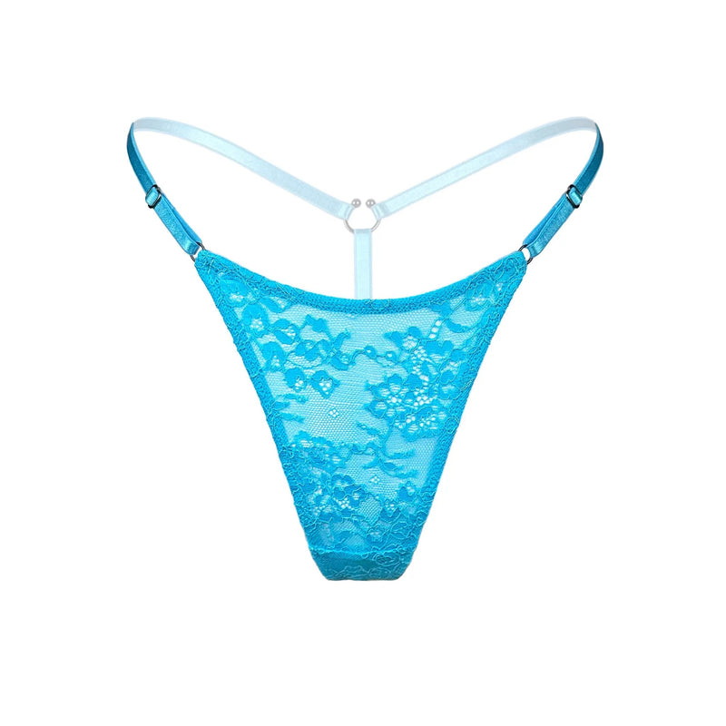 Amphitrite Adjustable Micro G Blue Flame - Monique Morin Lingerie