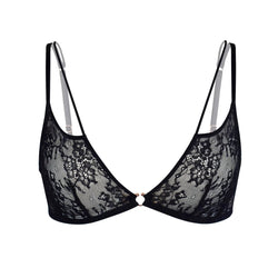 Amphitrite Bralette Black - Monique Morin Lingerie