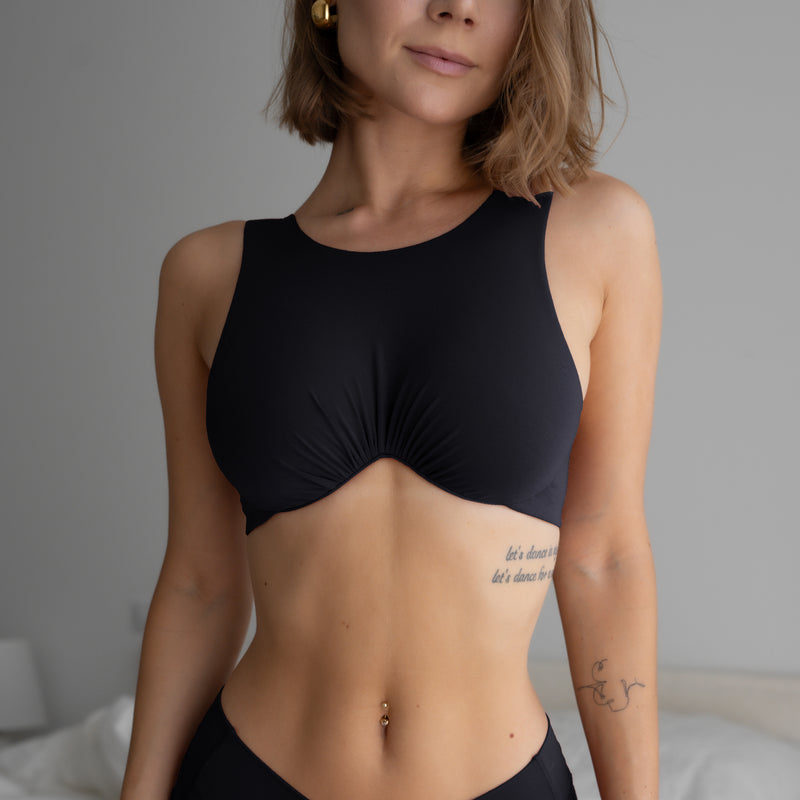 Core Wired Bra Top Black