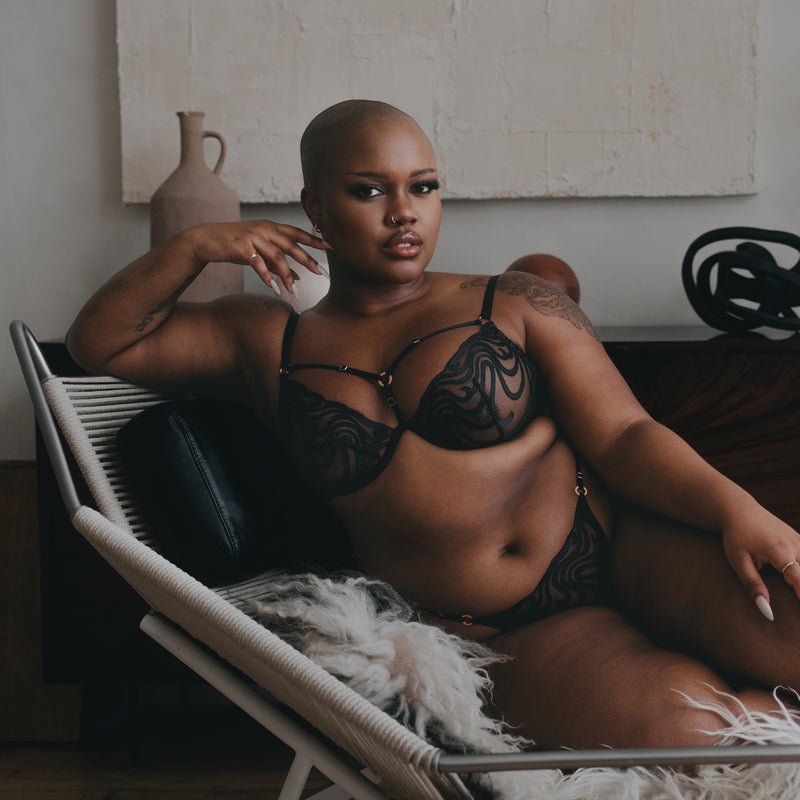 Echo Wired Bra Black