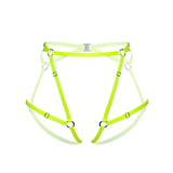 Product thumbnail Frisson Harness Acid Green - Monique Morin Lingerie
