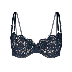 Frisson Balconette Bra Black +