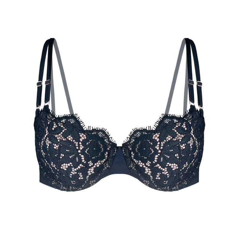 Frisson Balconette Bra Black +