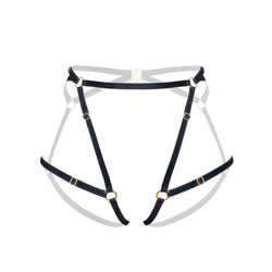 Frisson Harness Black - Monique Morin Lingerie