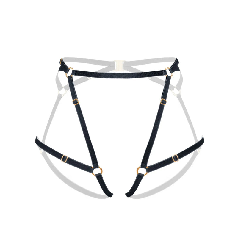 Frisson Harness Black - Monique Morin Lingerie