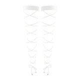 Product thumbnail Crisscross Stay Up Crystal - Monique Morin Lingerie