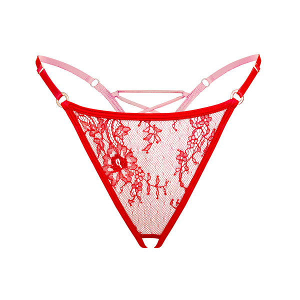 Moonstruck Thong Ouvert Fire Red