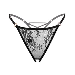 Moonstruck Thong Ouvert Black