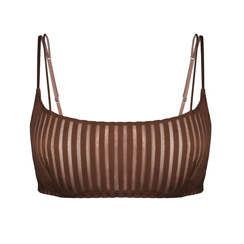 Vertigo Bralette Cocoa Wholesale Pre-Order - Monique Morin Lingerie