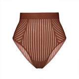 Product thumbnail Vertigo Hi Waisted Brief Salted Caramel - Monique Morin Lingerie