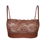 Product thumbnail Wild Lace Bralette Salted Caramel - Monique Morin Lingerie