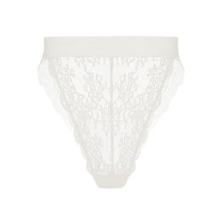 Wild Lace Hi Leg Crystal - Monique Morin Lingerie