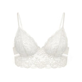Product thumbnail Wild Lace Long Line Bra Crystal - Monique Morin Lingerie