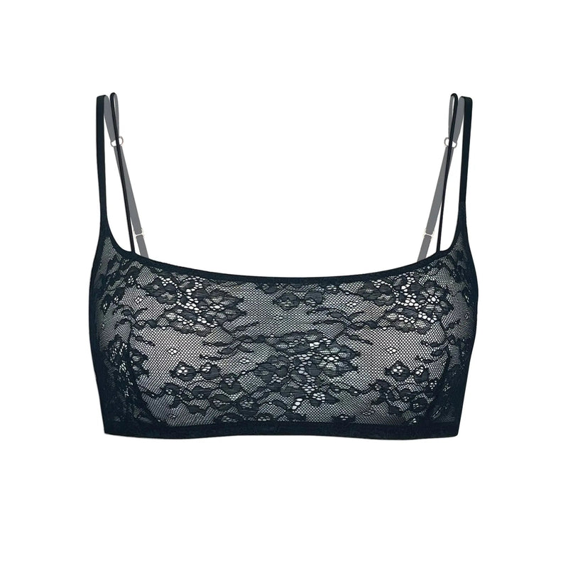 Wild Remix Bralette Black - Monique Morin Lingerie