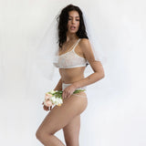 Product thumbnail Wild Remix Bralette Crystal - Monique Morin Model 5'9