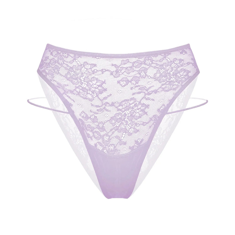 Wild Remix High Leg Panty Lilac Hint - Monique Morin Lingerie