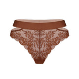 Product thumbnail Wild Lace Cheeky Salted Caramel - Monique Morin Lingerie