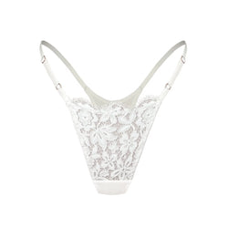 Frisson Micro-G Thong Crystal - Monique Morin Lingerie