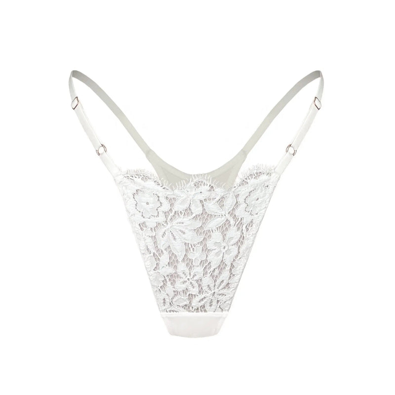 Frisson Micro-G Thong Crystal - Monique Morin Lingerie