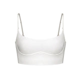 Product thumbnail Core Long Line Bralette Crystal - Monique Morin Lingerie