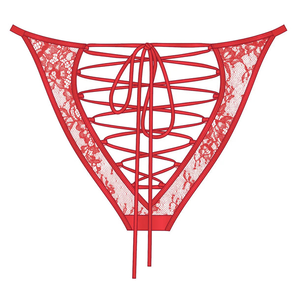 Moonstruck Bikini Fire Red