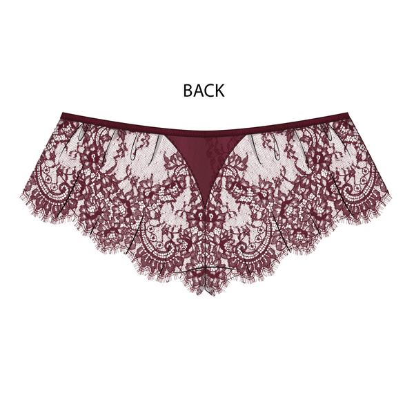 Moonstruck Lace Flutter Shorts Velvet