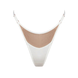 Core Adjustable Thong Crystal - Monique Morin Lingerie